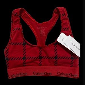 CALVIN KLEIN UNLINED BRALETTE XS
